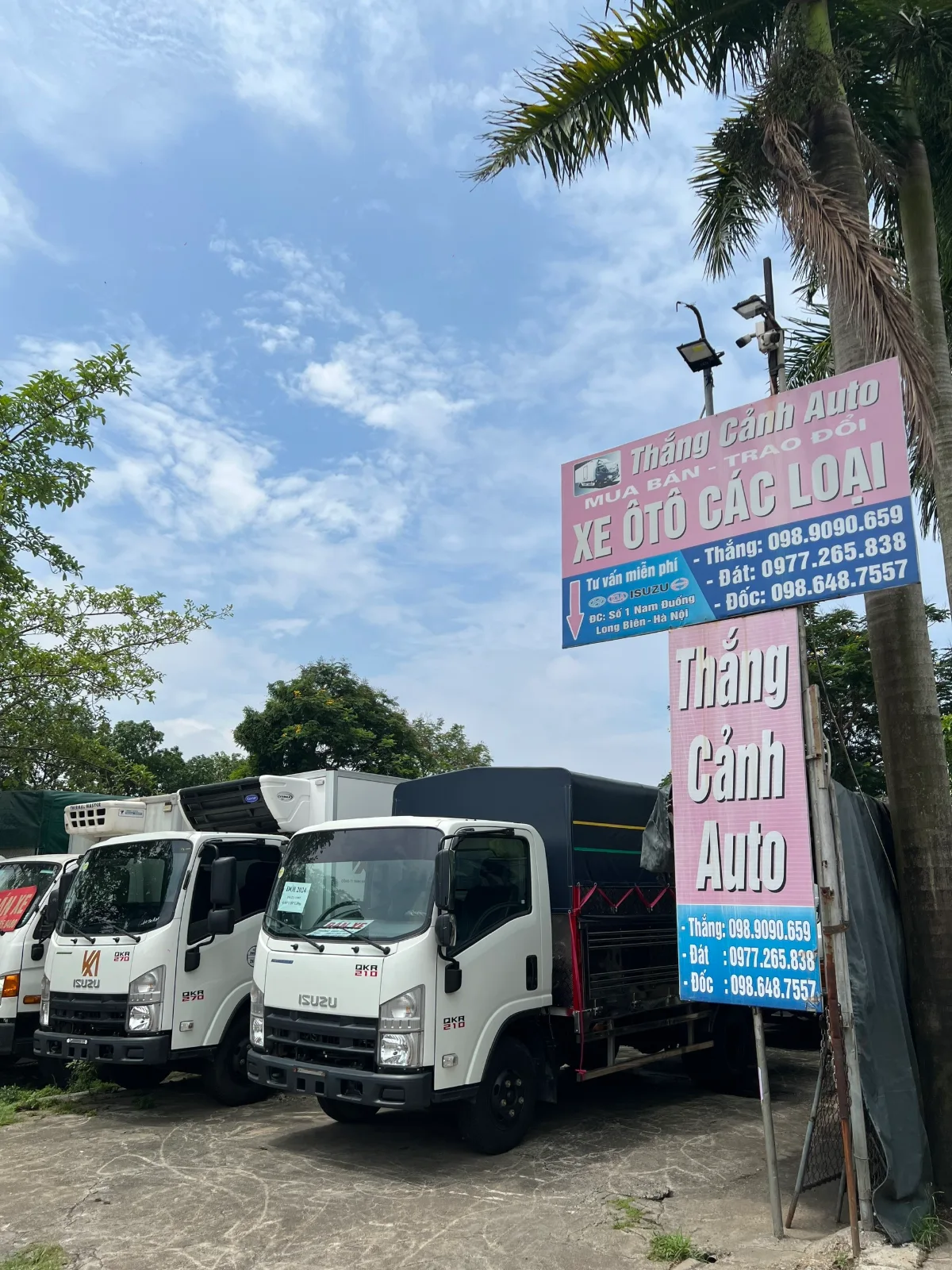 Ảnh bãi xe Thắng Cảnh, Long Biên, HN