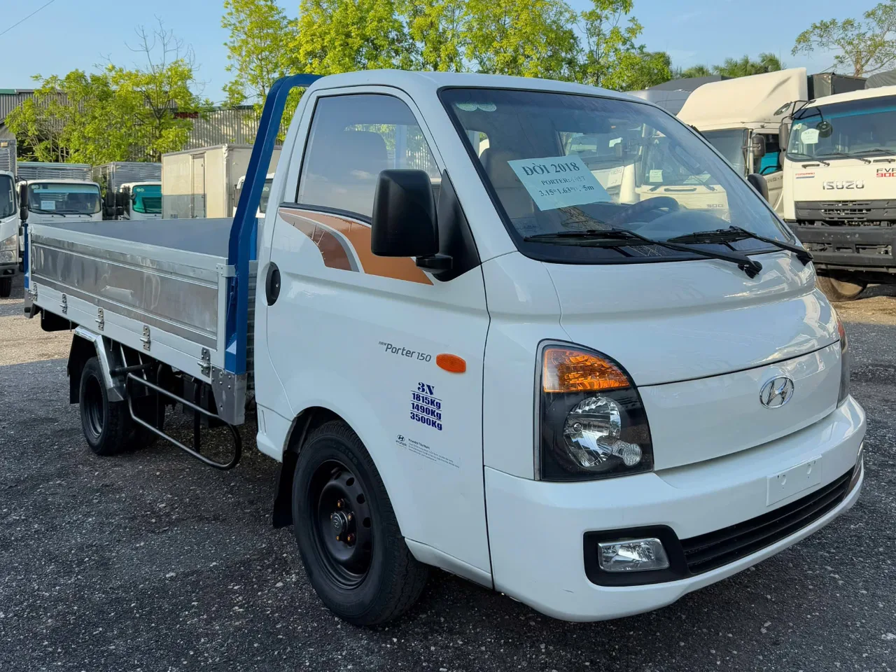 Hyundai New Porter H150 thùng lửng đời 2018